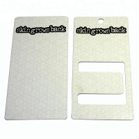 customized printed hang paper tag blister packaging in any shape and size