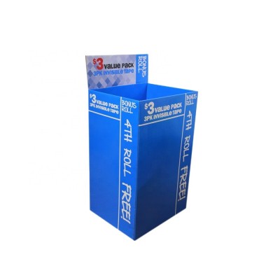 Factory Customized High Quality Paper Dump Bin,Floor Paper Display