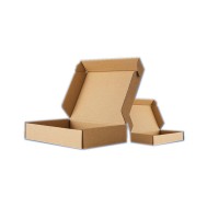 N*190*90mm Brown Corrugated Carton Apparel Mailer Shipping Box